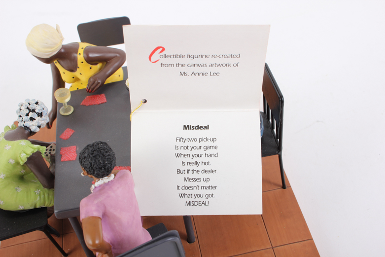 "Misdeal" Sass' N Class by Annie Lee Figurine