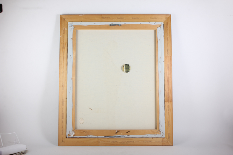 Ashton III Original Semi-Abstract Oil on Canvas of Woman with Long Braid