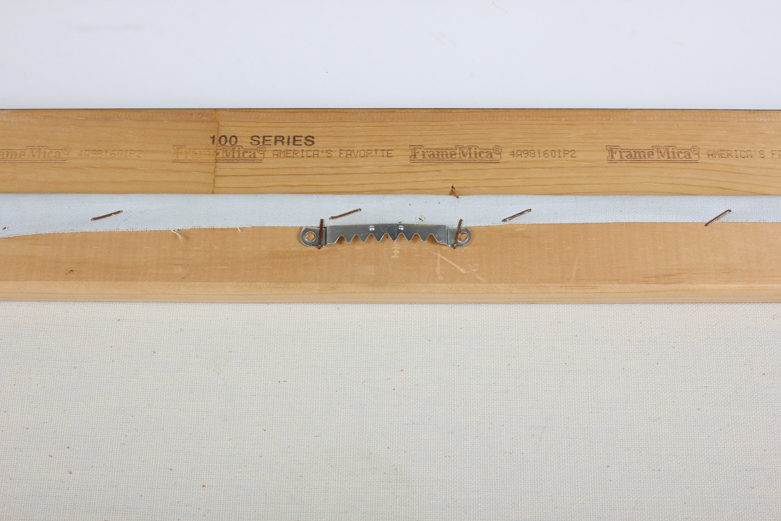 Ashton III Original Semi-Abstract Oil on Canvas of Woman with Long Braid