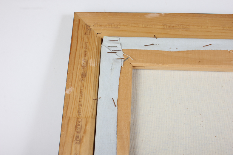 Ashton III Original Semi-Abstract Oil on Canvas of Woman with Long Braid