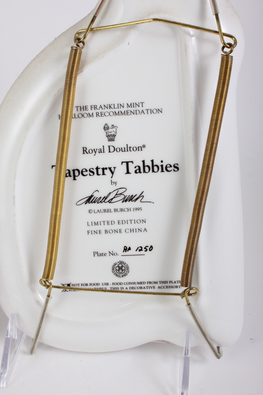 Laurel Burch Limited Edition Cat Plates by Royal Doulton