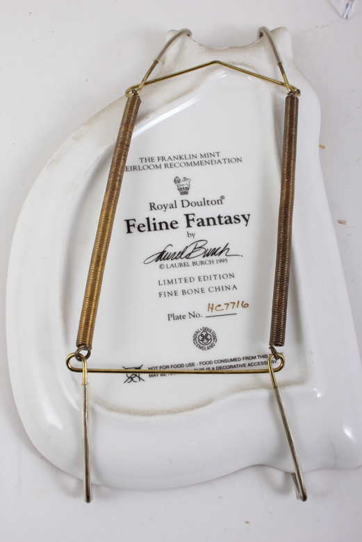 Laurel Burch Limited Edition Cat Plates by Royal Doulton