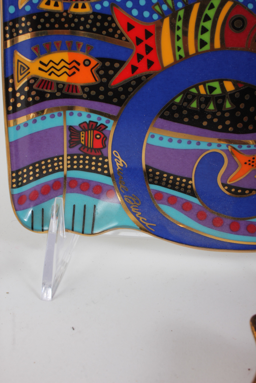 Laurel Burch Limited Edition Cat Plates by Royal Doulton