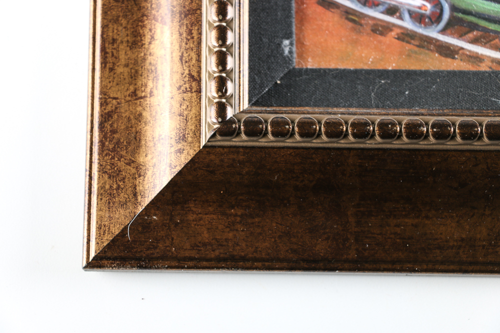 Susan Comish Signed Original Oil Painting of Santa Claus