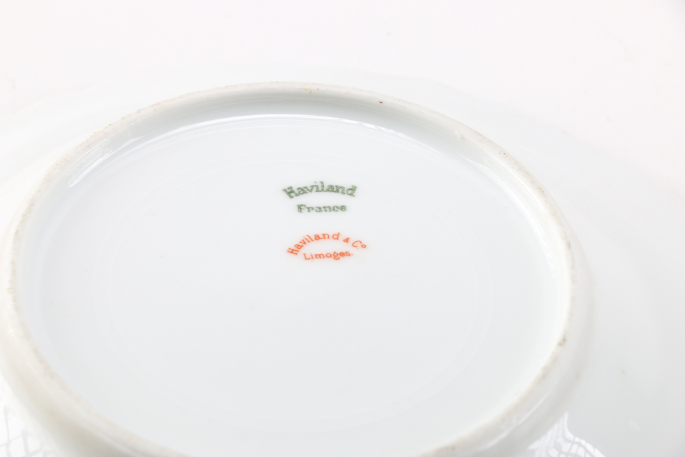 Assemblage of Limoges Porcelain Servingware