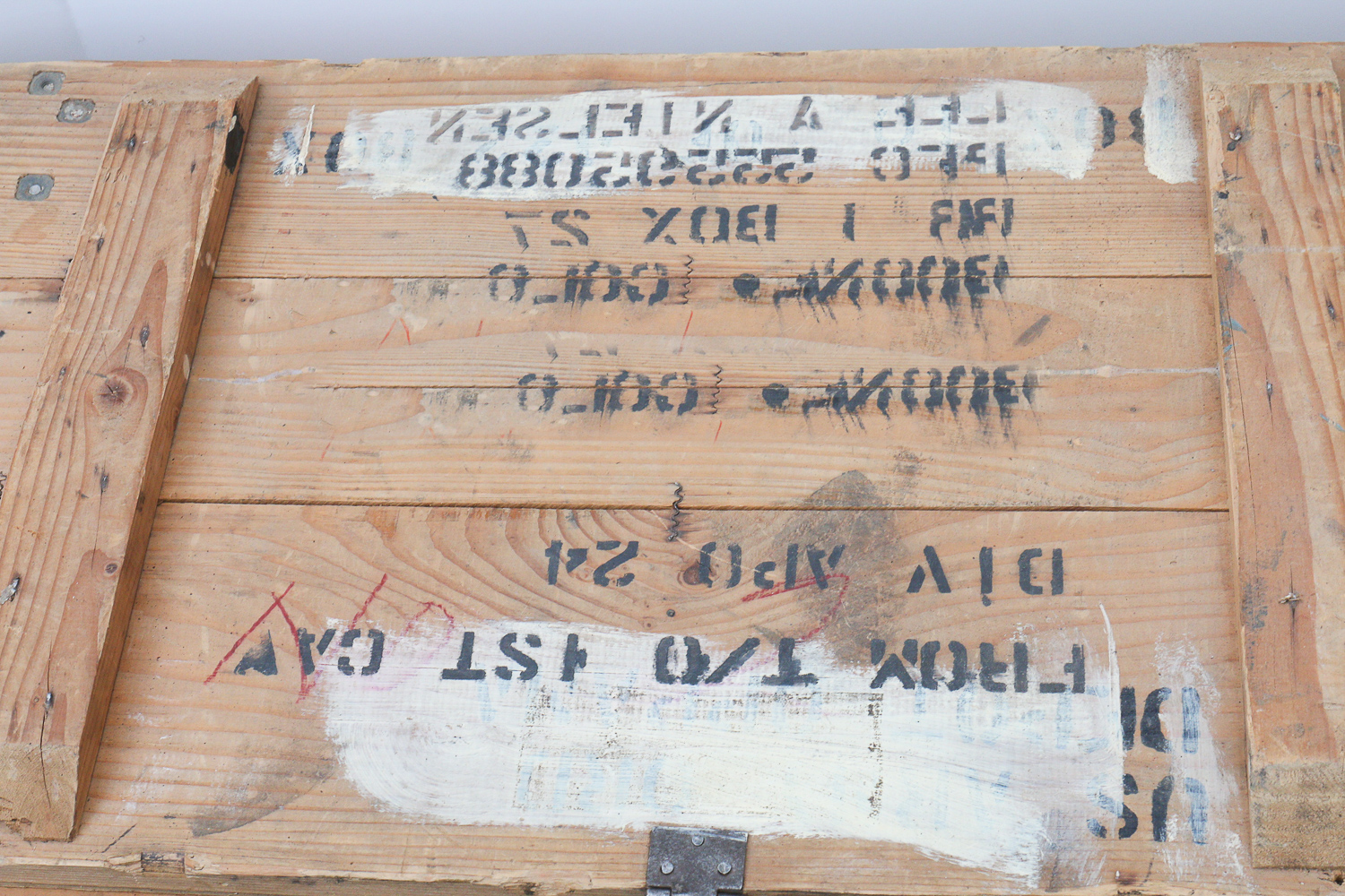 Rustic Military Shipping Crate