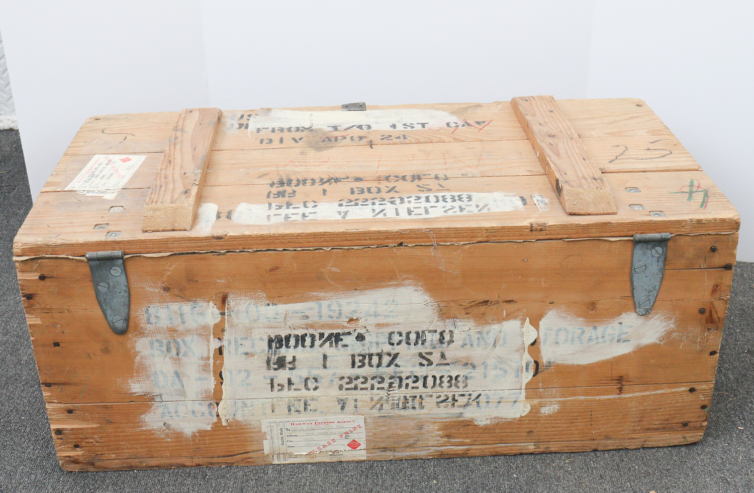 Rustic Military Shipping Crate