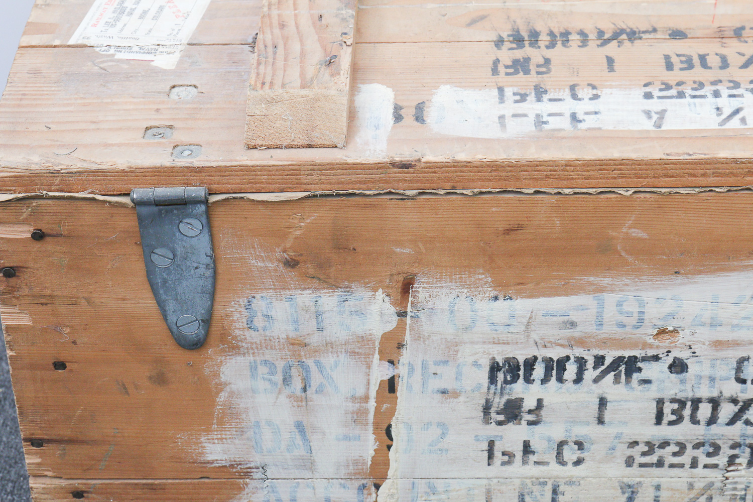 Rustic Military Shipping Crate