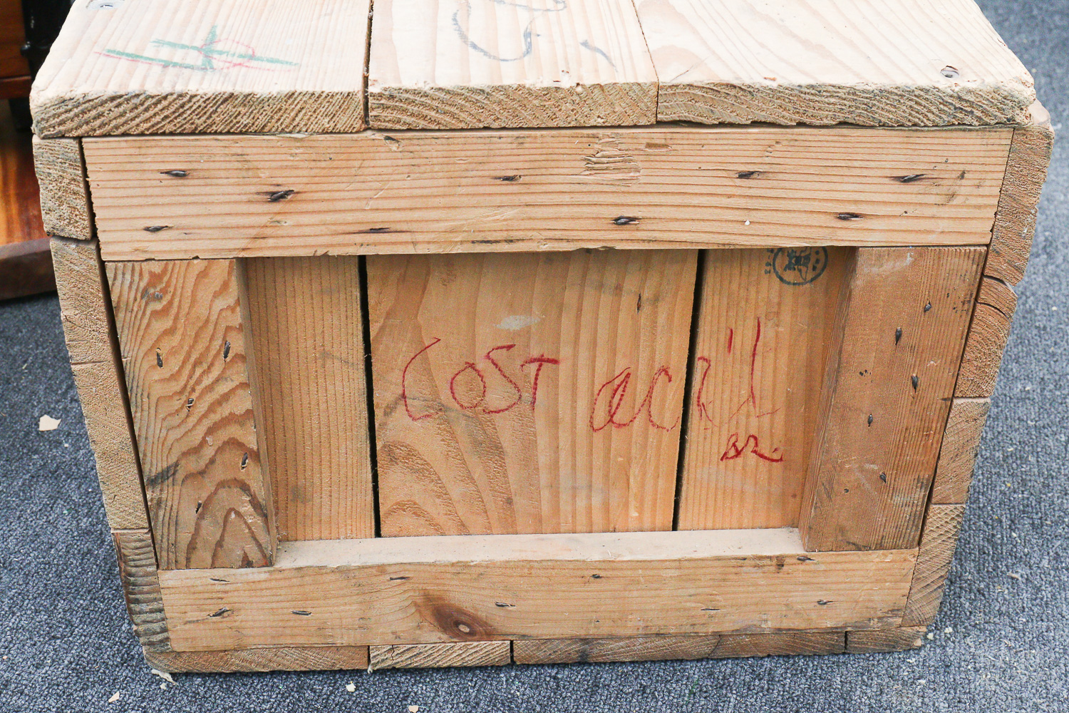 Rustic Military Shipping Crate