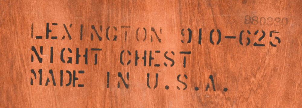 Mahogany Bachelors Chest of Drawers by Lexington Furniture