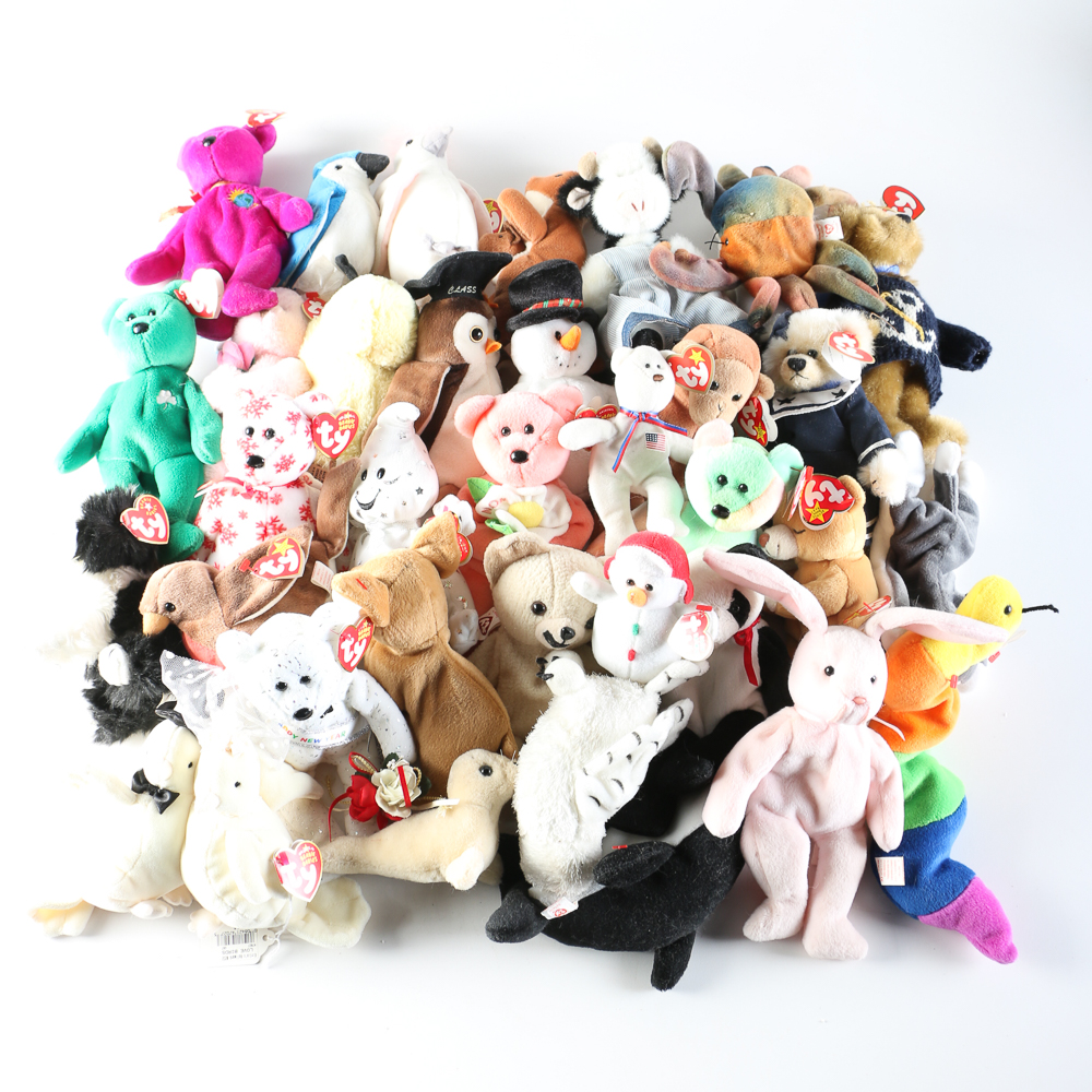 Collection of 1990s–2000s Ty Beanie Babies