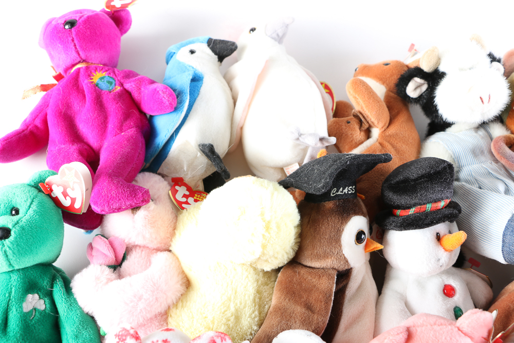 Collection of 1990s–2000s Ty Beanie Babies