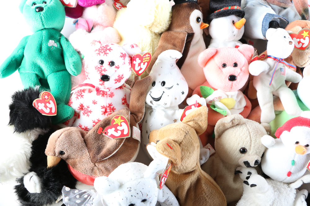 Collection of 1990s–2000s Ty Beanie Babies