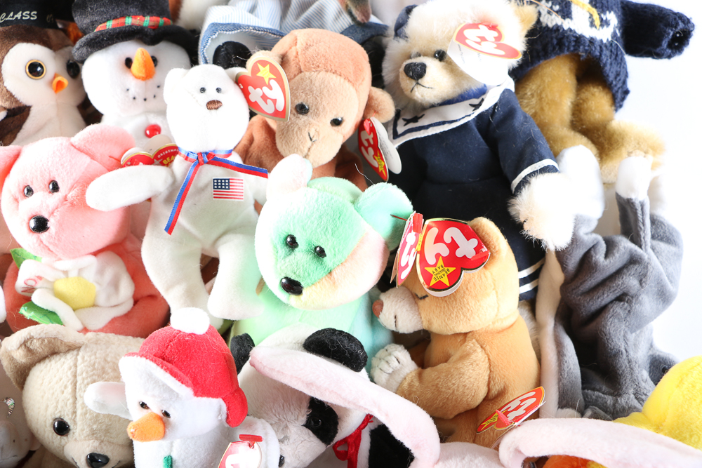 Collection of 1990s–2000s Ty Beanie Babies
