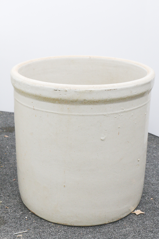 Pair of Western Pottery Stoneware Crocks