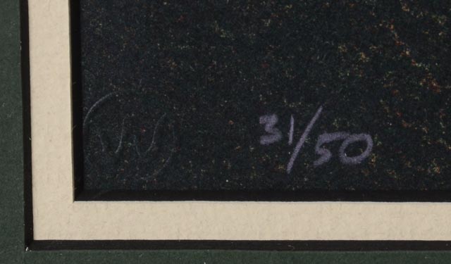 Signed Limited Edition Stone Lithograph