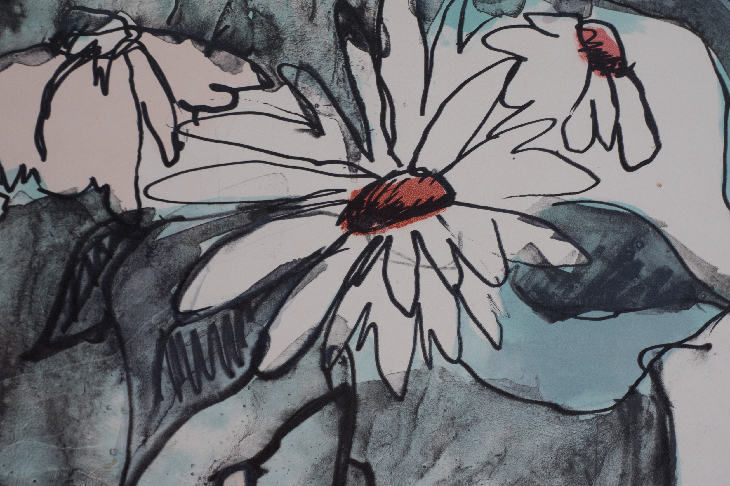 Signed Serigraph of Vase