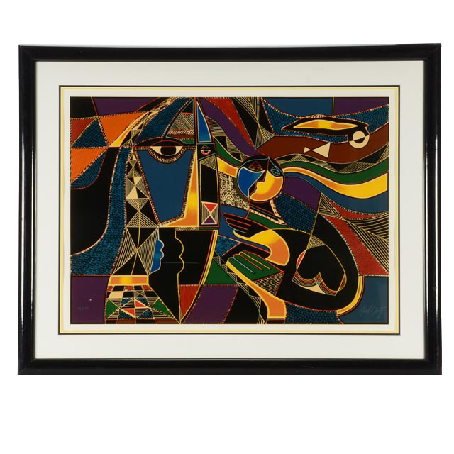 Neal Doty Limited Edition Signed Serigraph "Global Village"