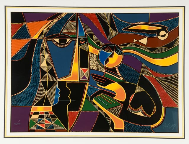 Neal Doty Limited Edition Signed Serigraph "Global Village"