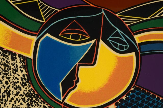 Neal Doty Limited Edition Signed Serigraph "Global Village"