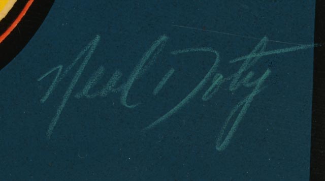 Neal Doty Limited Edition Signed Serigraph "Global Village"