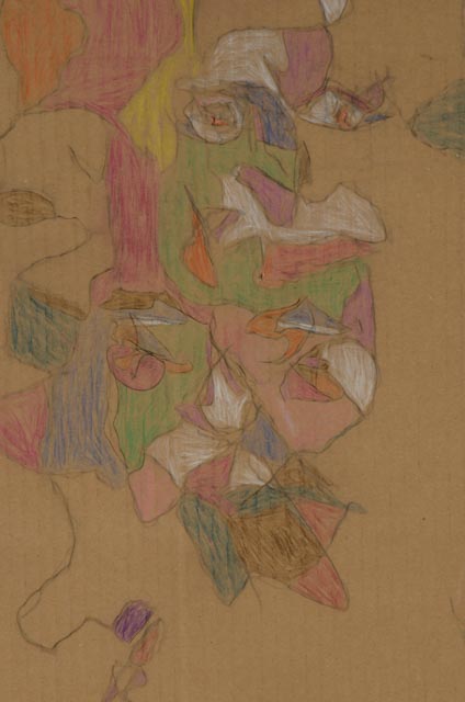 Two Ronald English Original Cubist Portrait Drawings