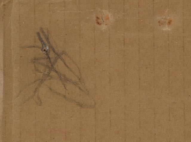 Two Ronald English Original Cubist Portrait Drawings