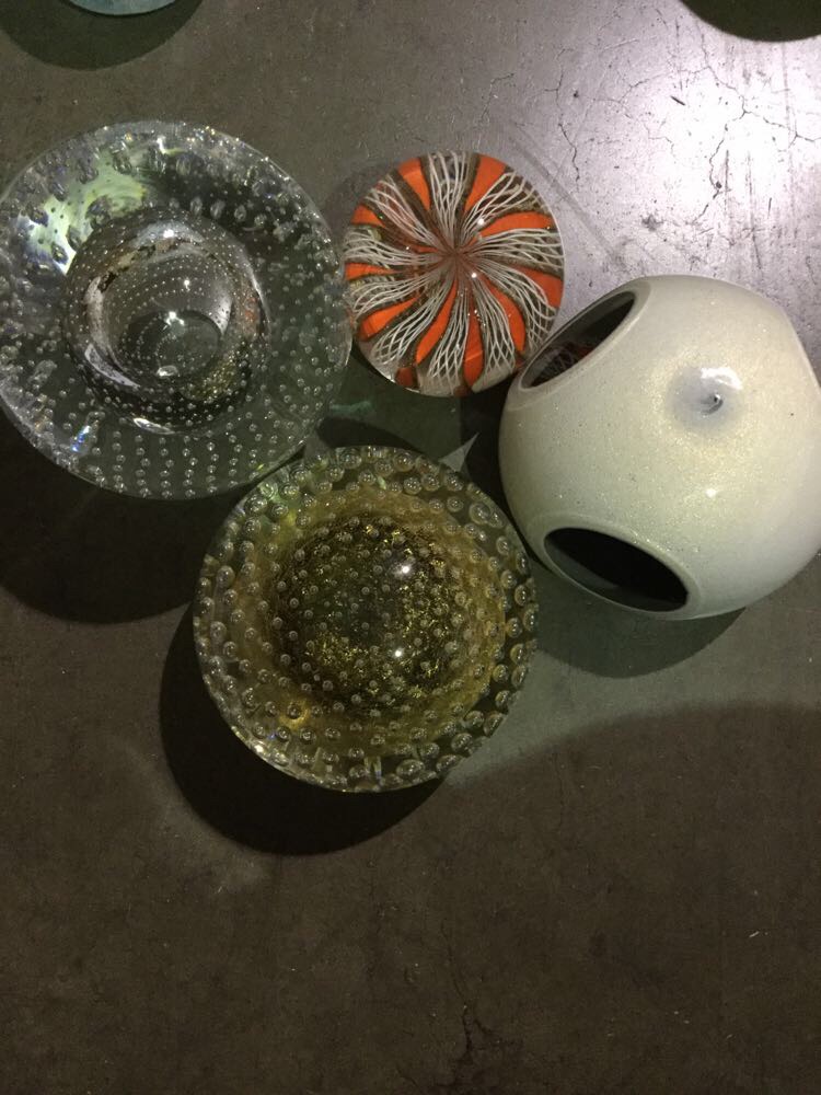 **RELOT**Mid Mod Themed Paper Weights, 4 Total Porter