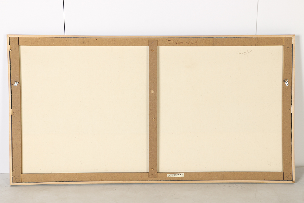 Pepin Signed Original Acrylic Painting "Triangulatium"