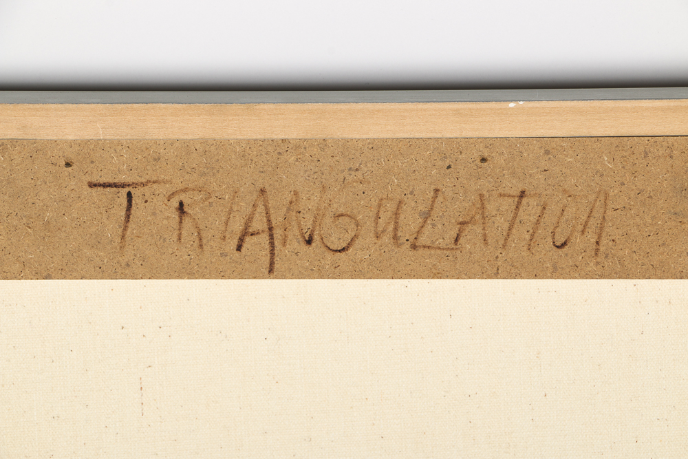 Pepin Signed Original Acrylic Painting "Triangulatium"