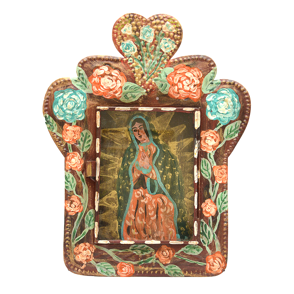 Mexican Hammered Tin Wall Folk Art Hanging