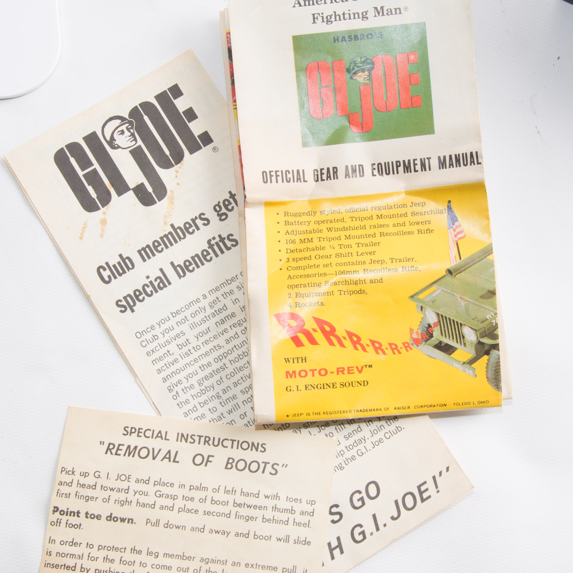 Vintage G.I. Joe with Accessories