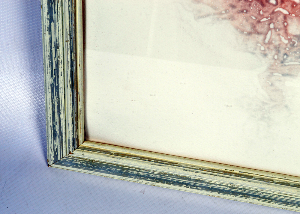 Peggy Brown Indiana Artist Signed Original Non-Objective Watercolor Painting