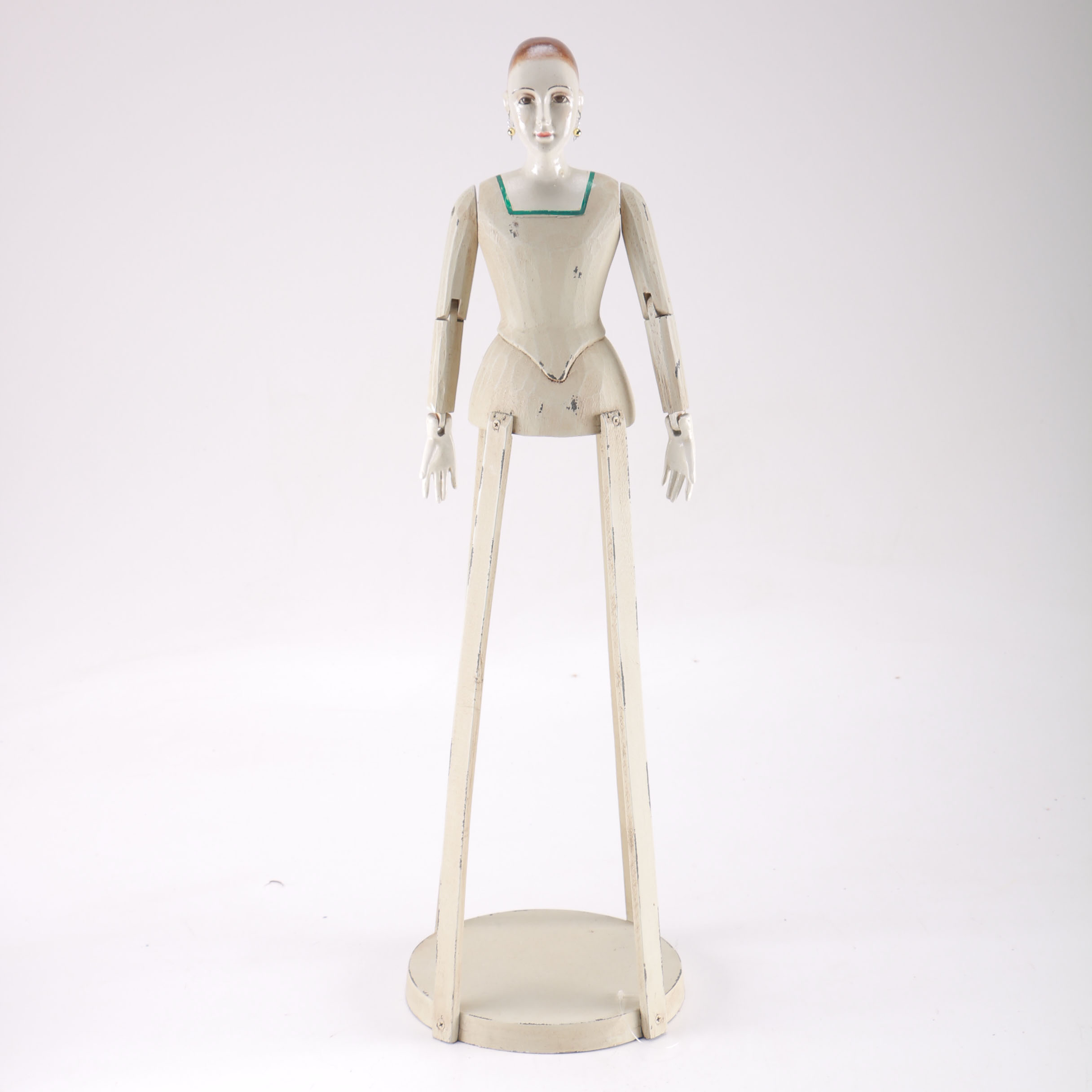 Ceramic and Wooden Mannequin