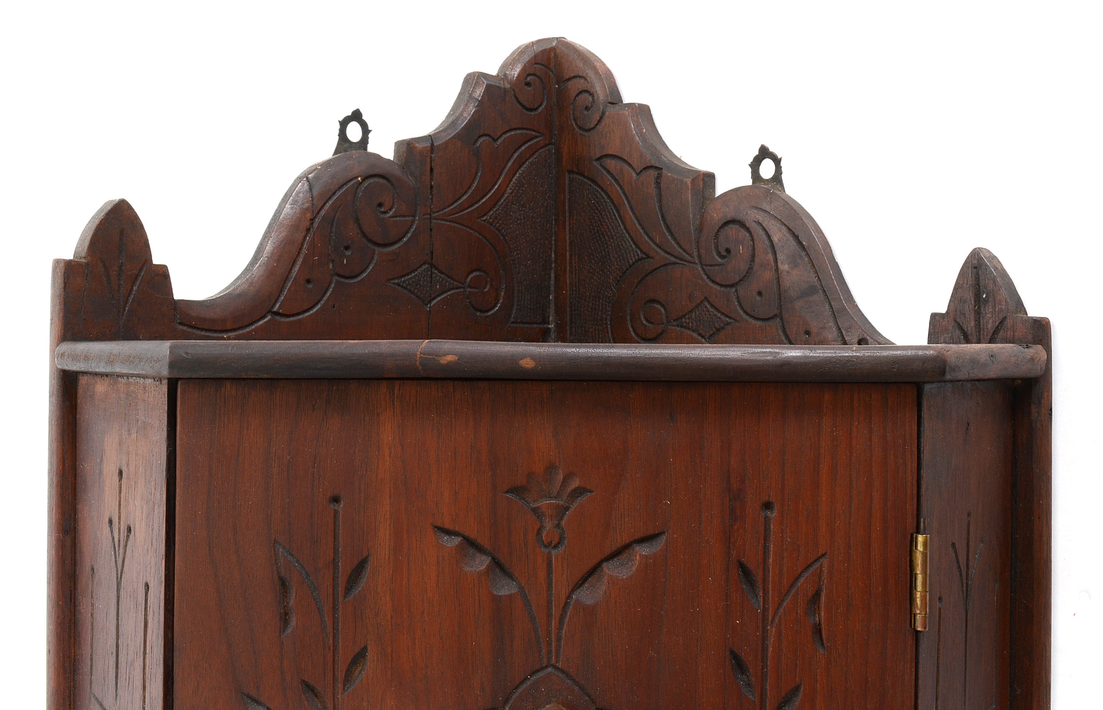 Antique Eastlake Style Hanging Corner Cabinet