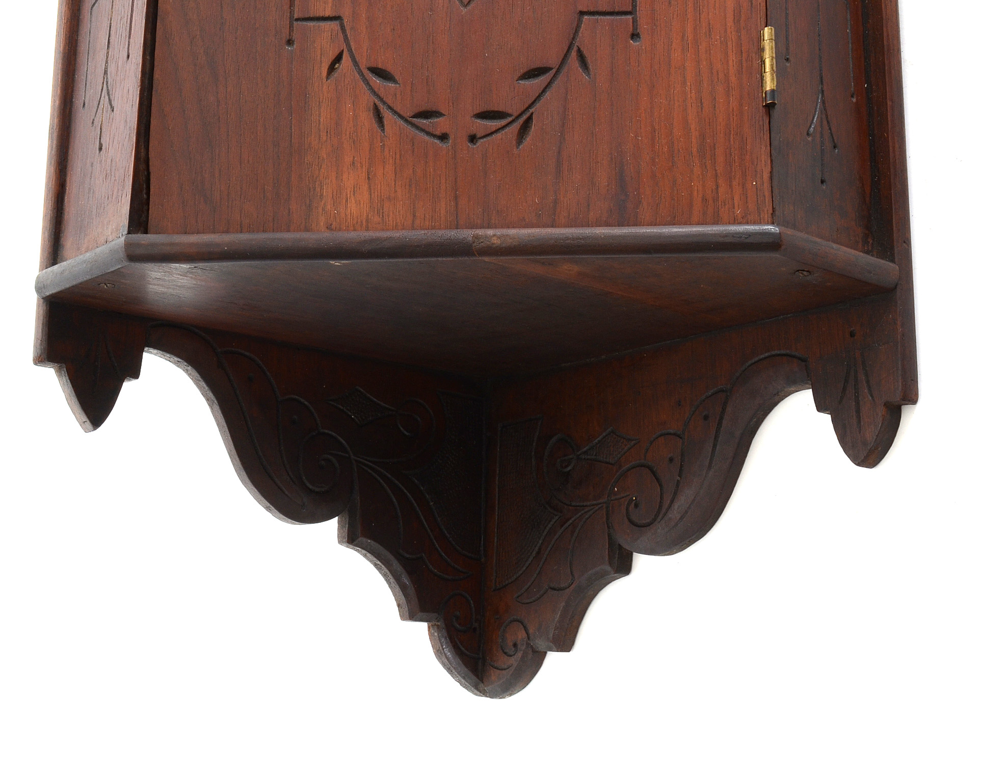 Antique Eastlake Style Hanging Corner Cabinet