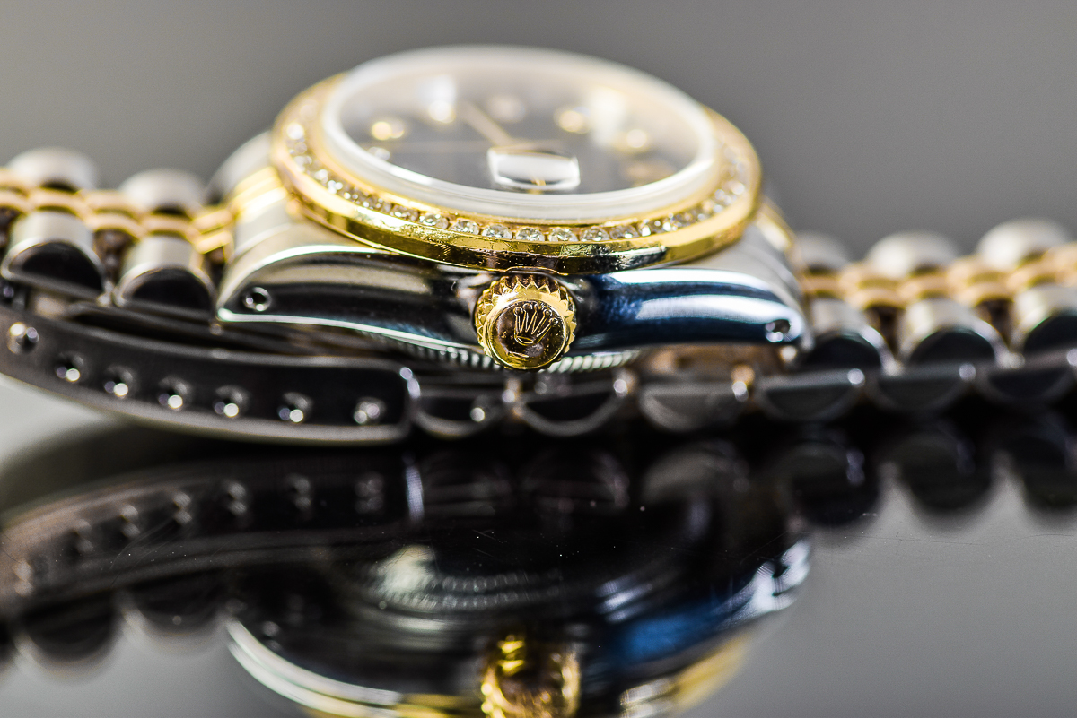 Rolex Datejust Two-Tone 18K Yellow Gold and Diamond Women's Watch