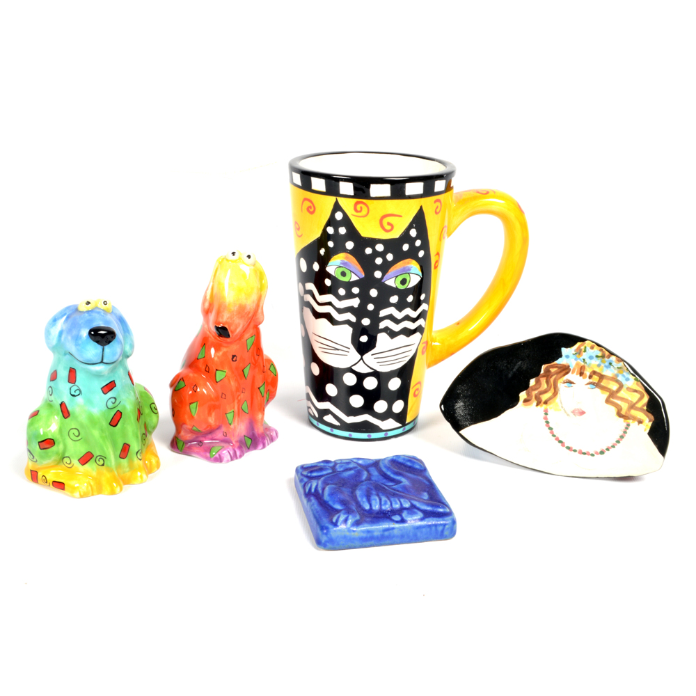 Ceramic Décor, Including Laurel Burch
