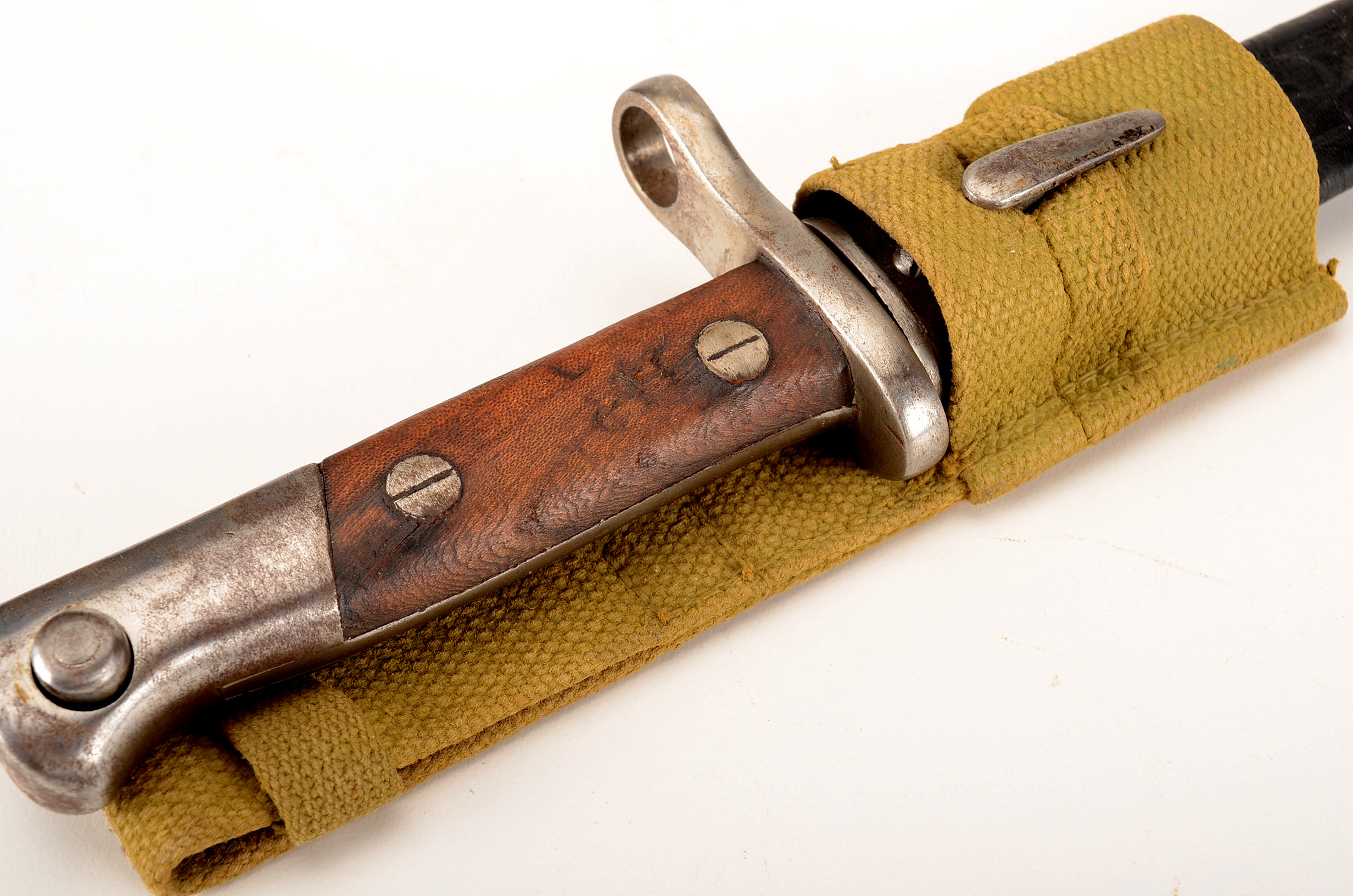 German WWII-Era K98 Knife Bayonet with Sheath