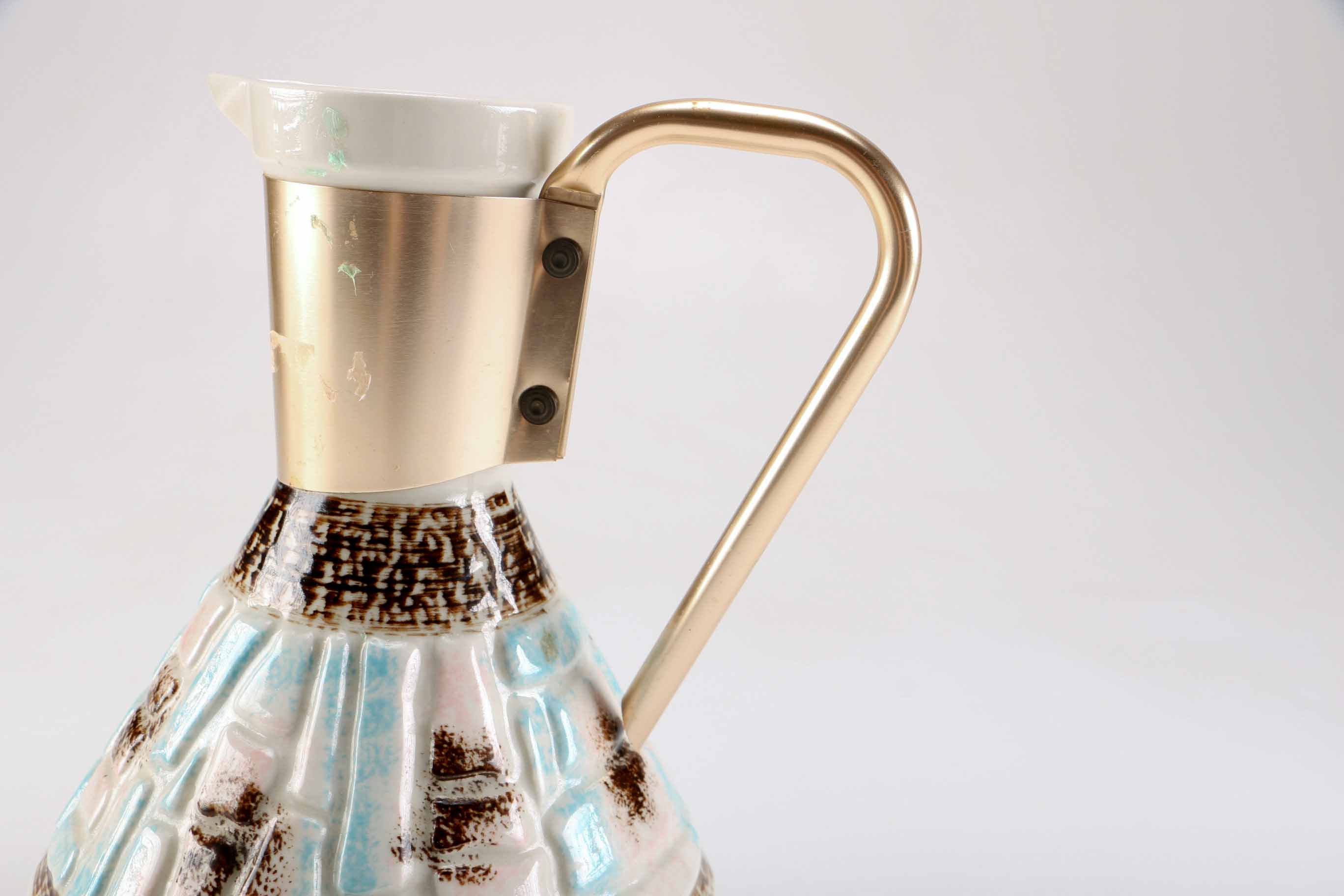 Mid Century Modern C. Miller Ceramic Carafe