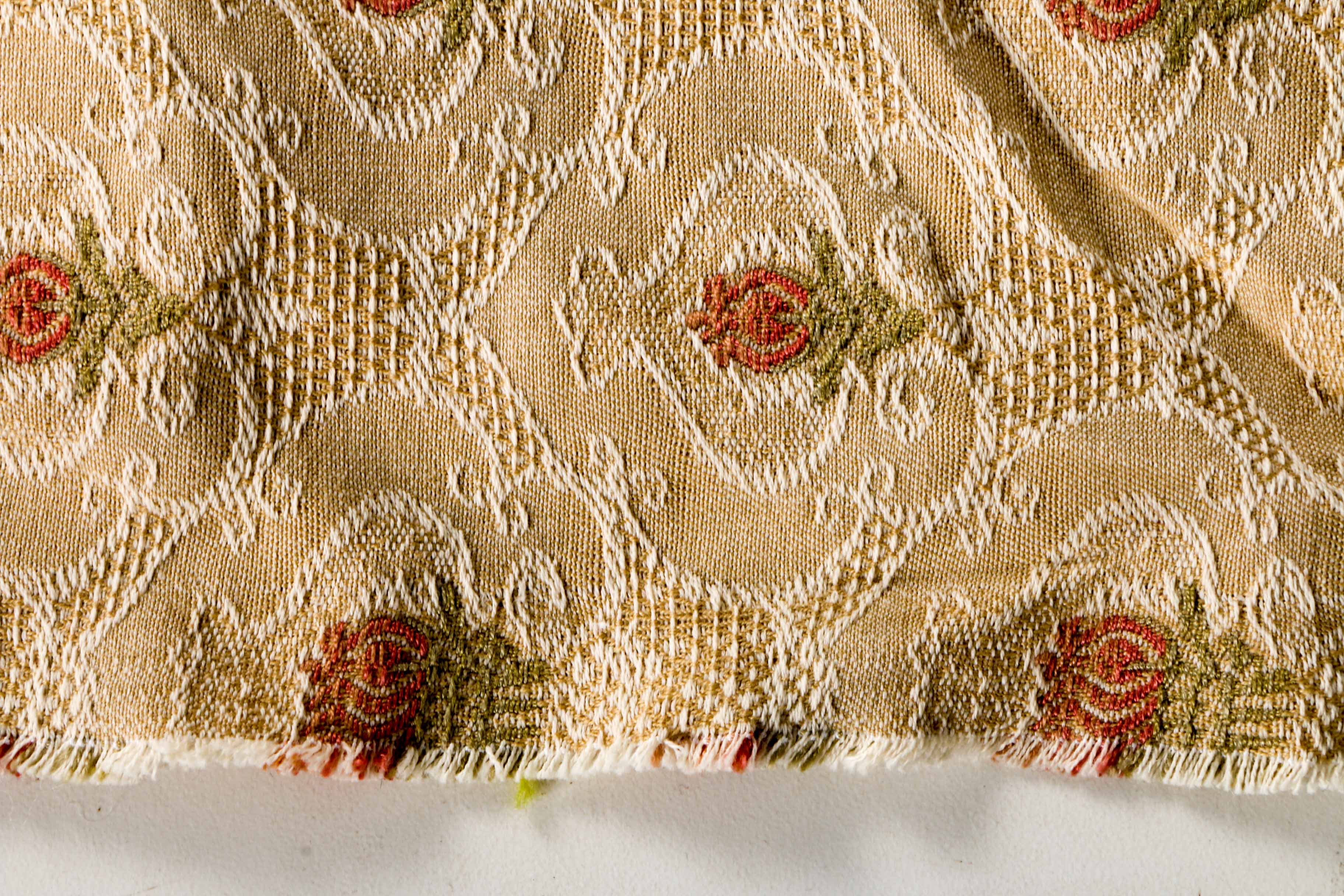 Cotton Chenille Brocade Fabric