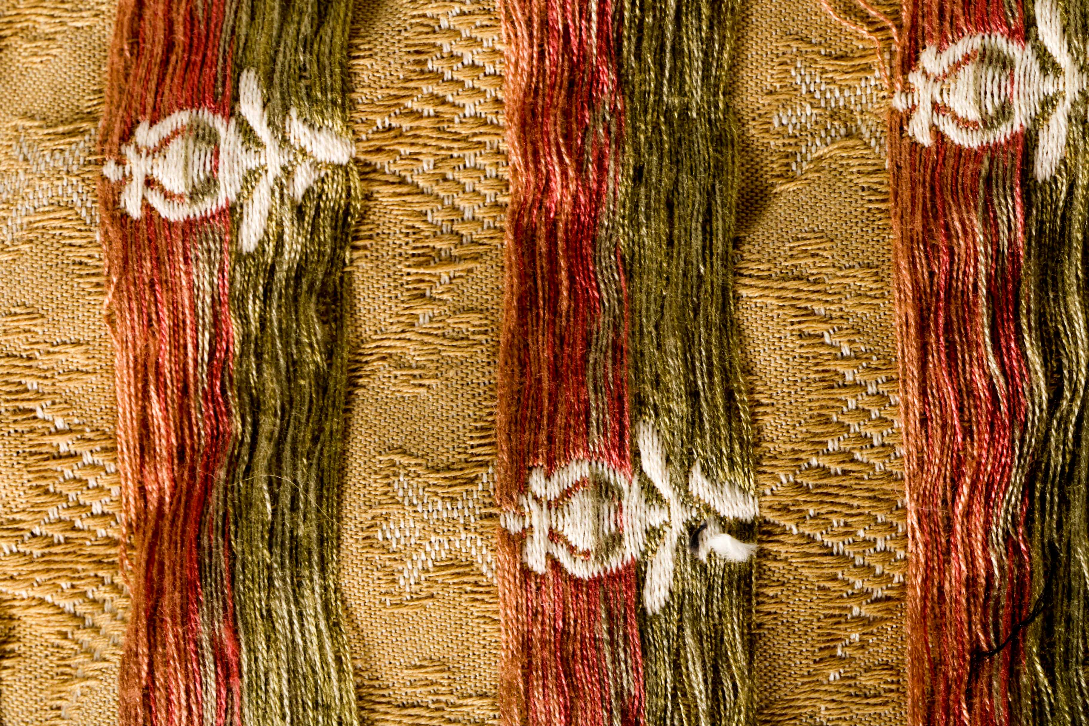 Cotton Chenille Brocade Fabric