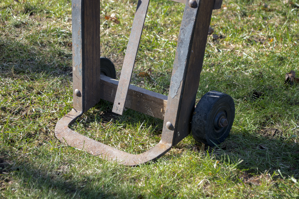 Antique Fairbanks Wood & Cast Iron Dolly