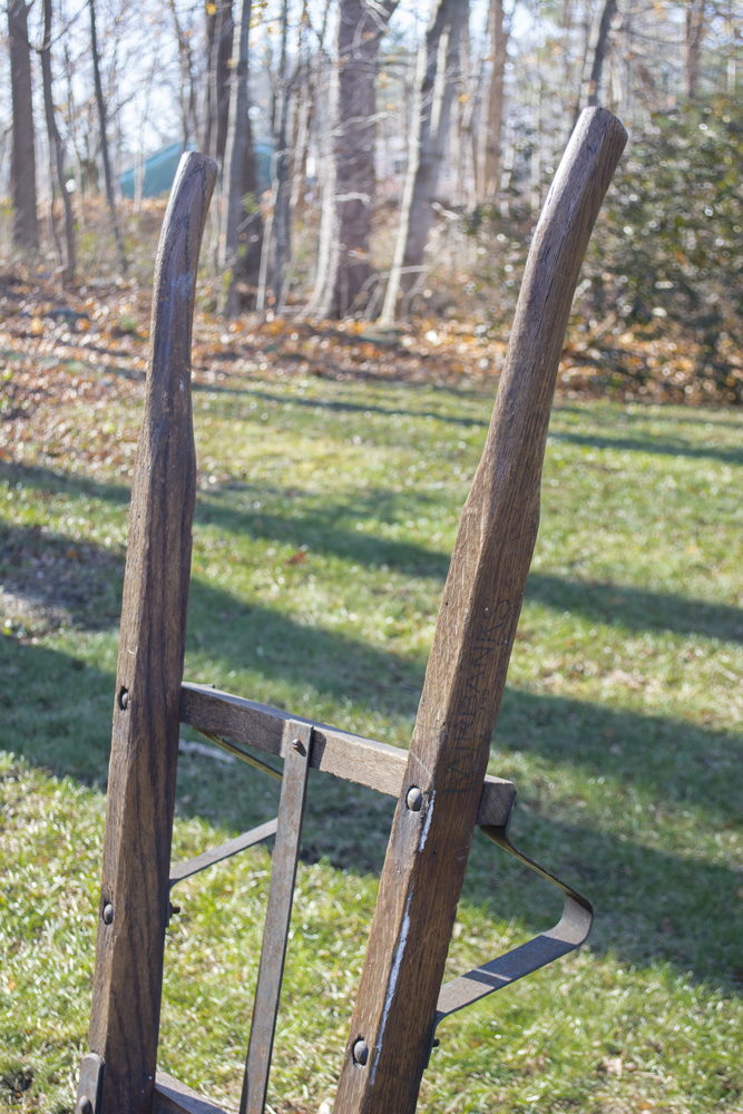 Antique Fairbanks Wood & Cast Iron Dolly