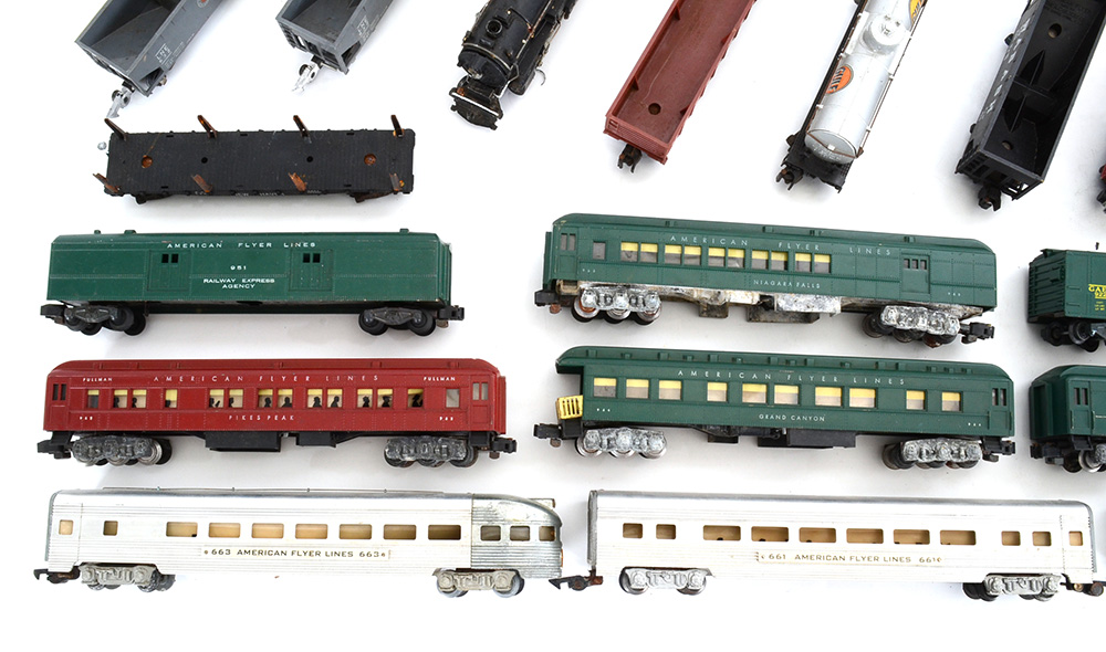 Collection of Vintage American Flyer Trains