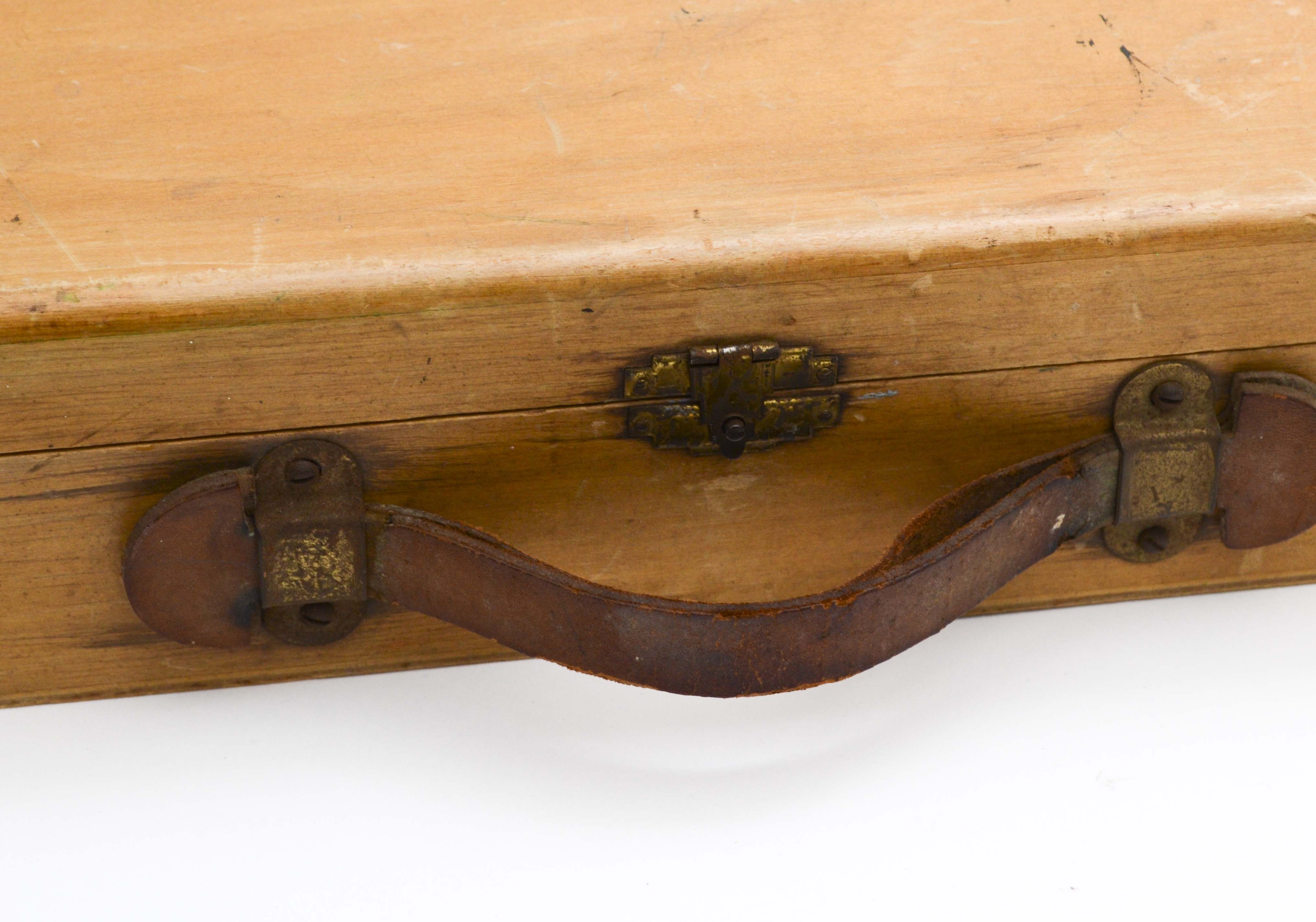 Vintage Wood Painter's Cases