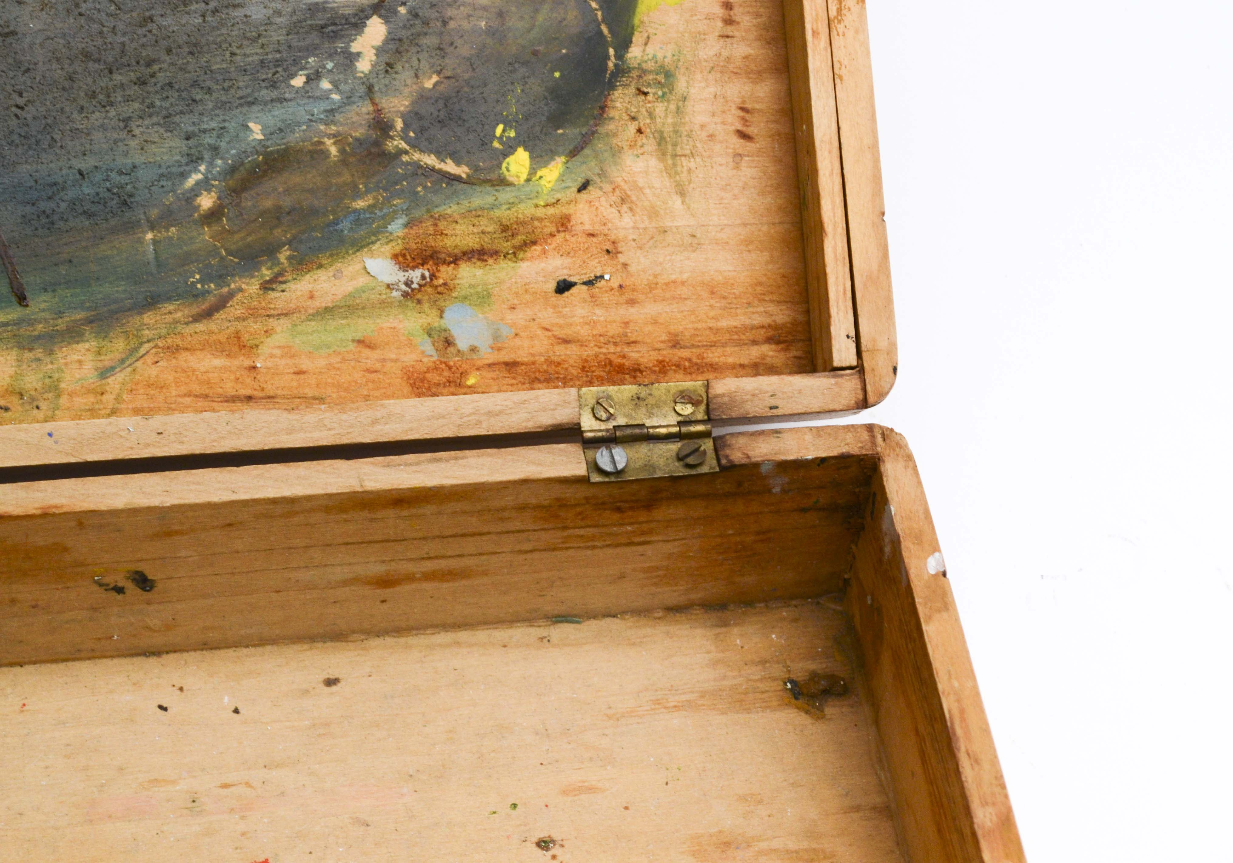 Vintage Wood Painter's Cases