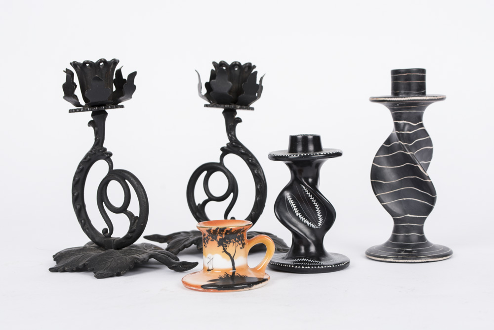 Assortment of Vintage Candlesticks