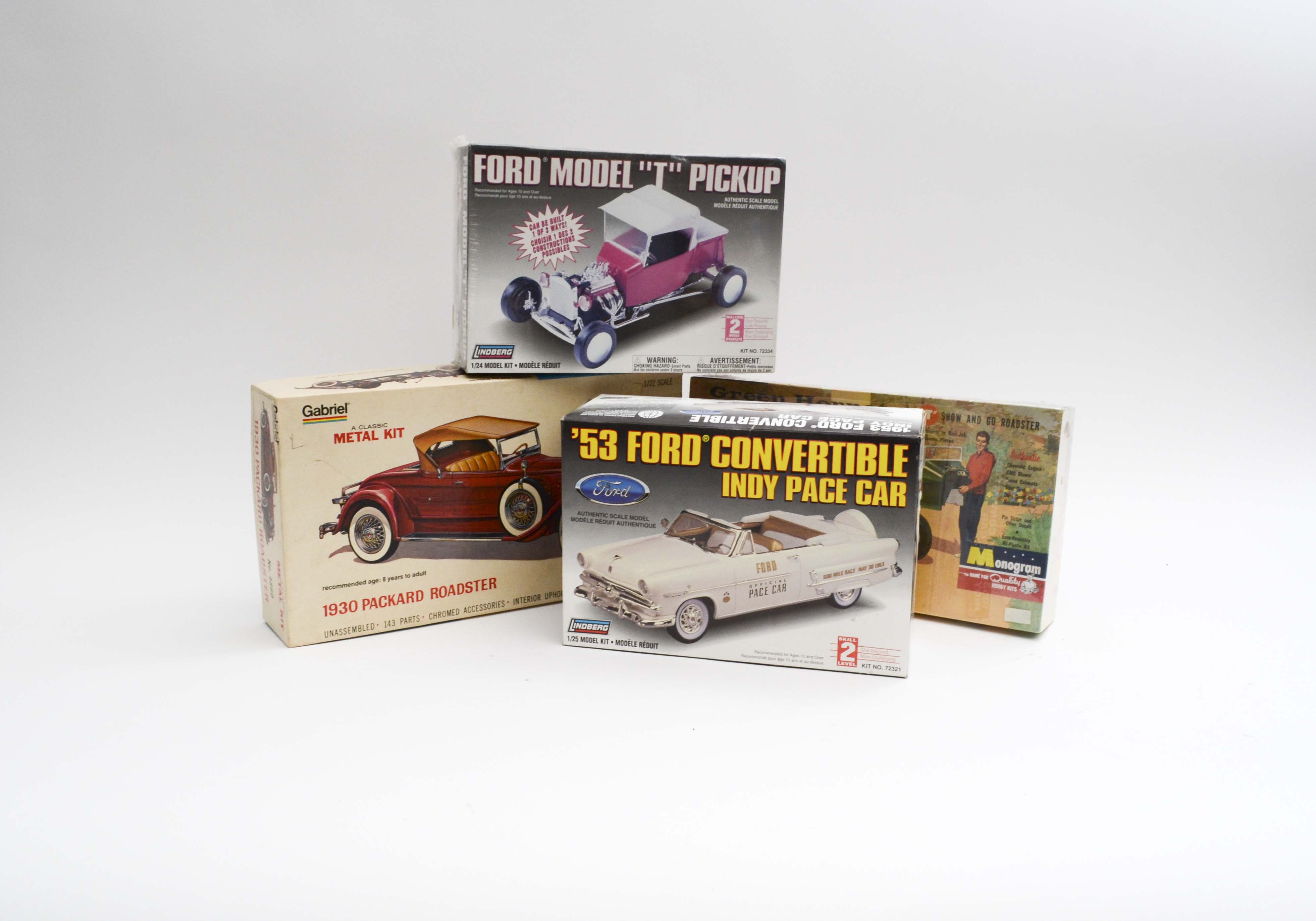 Collection of Vintage Model Car Kits