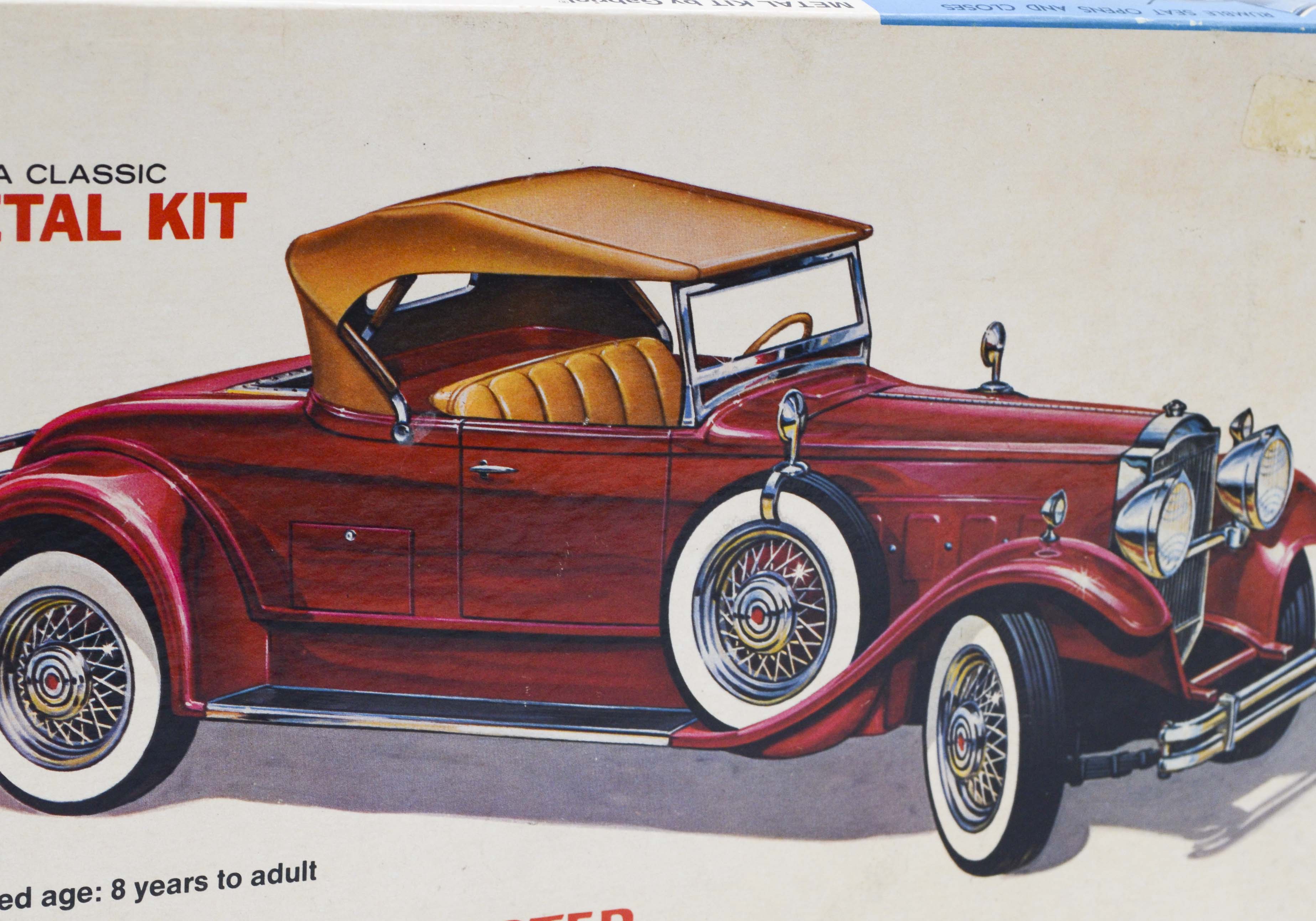 Collection of Vintage Model Car Kits